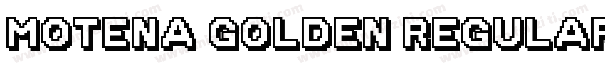 Motena Golden Regular字体转换